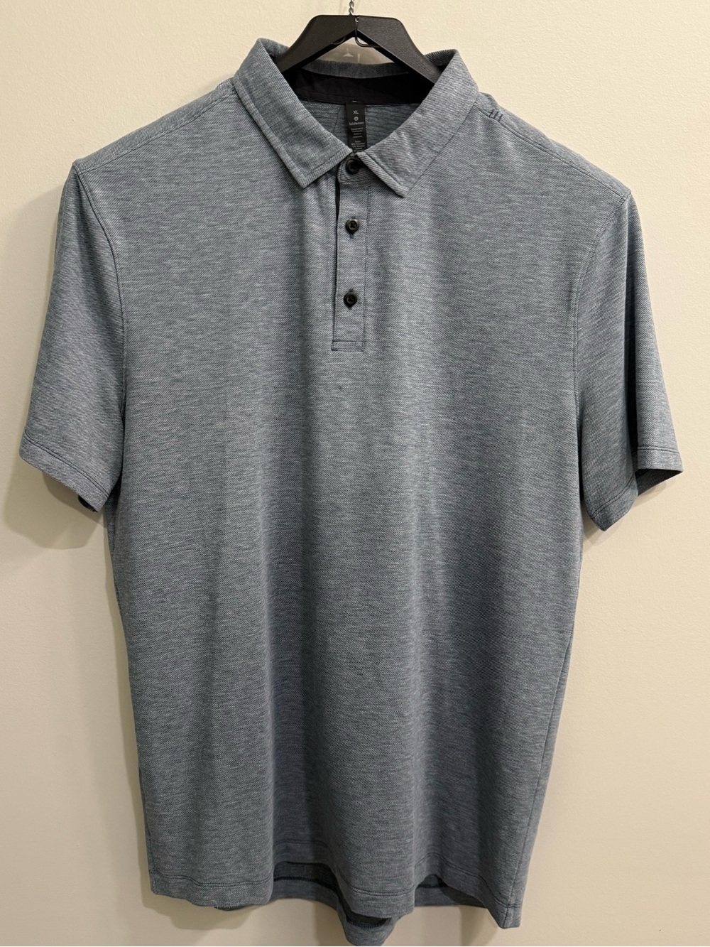 lululemon athletica - Short Sleeve Golf Polo  - Navy/Gray - XL